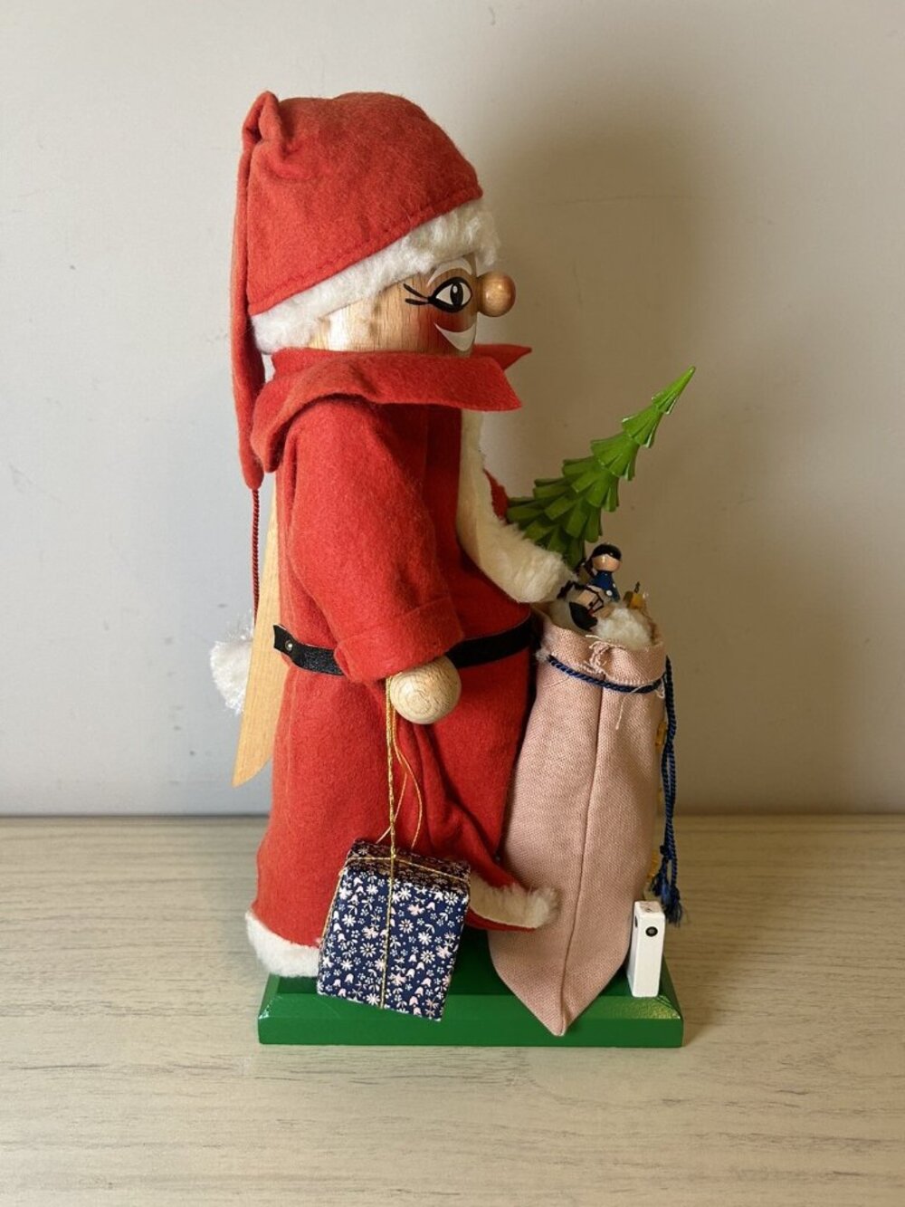 Steinbach Nutcracker Santa Claus 14" Tall Christmas Tree Bag Toys Vintage Gifts - Picture 14 of 16